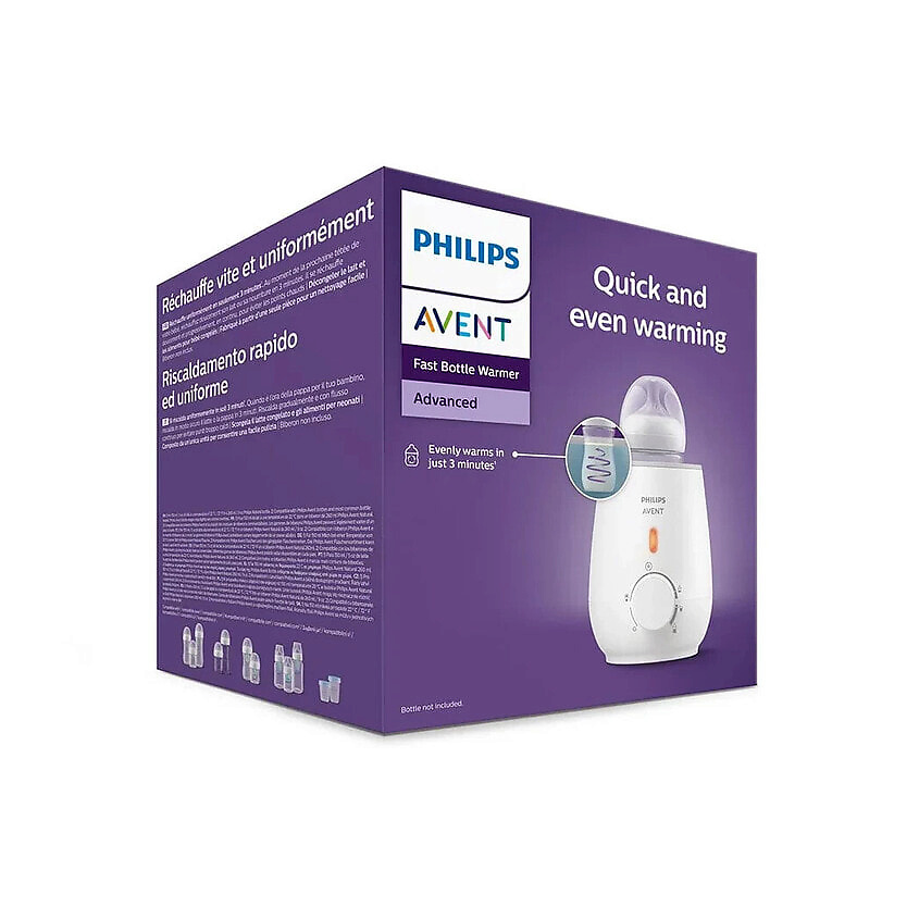 Изображение товара Подогреватель бутылочек PHILIPS AVENT SCF355/09 быстрый и безопасный Изображение товара Подогреватель бутылочек PHILIPS AVENT SCF355/09 быстрый и безопасный