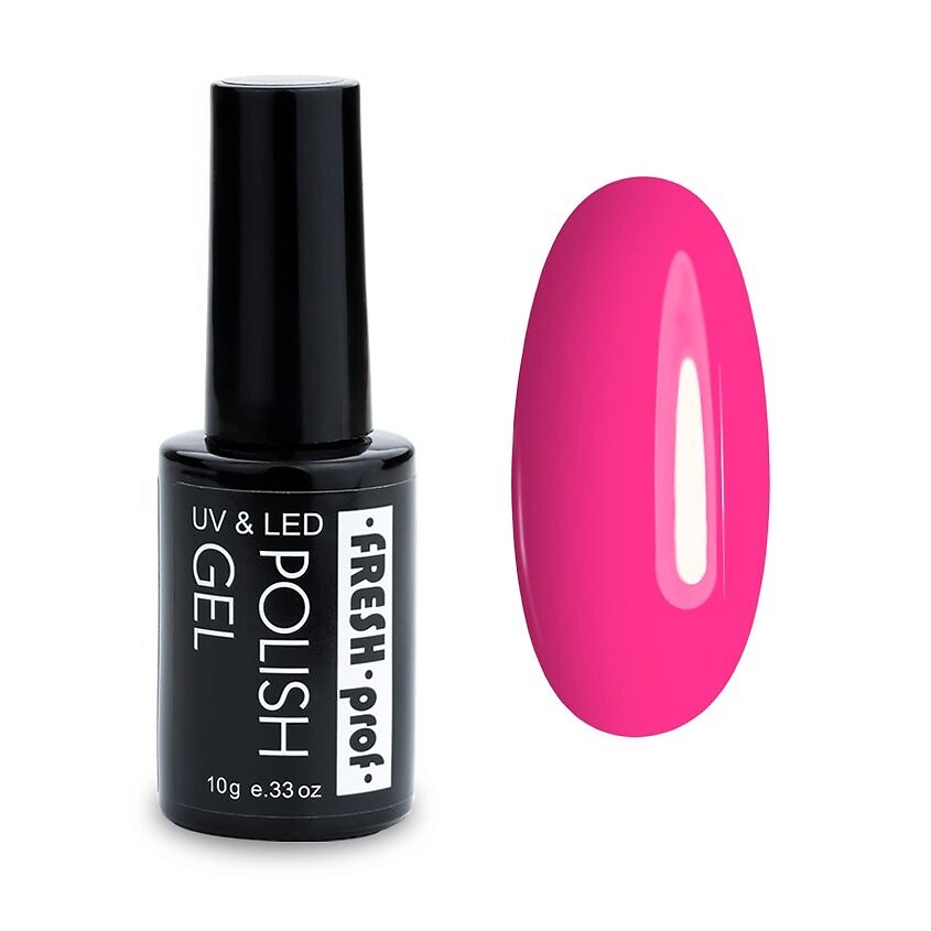 Изображение товара Гель лак для ногтей FRESH PROF Kapsula №06 Фуксия 10мл профессиональный устойчивый лак красиво и до