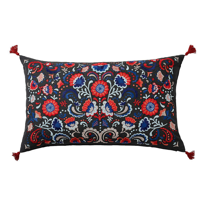 Изображение товара IKEA Подушка прямоугольная декоративная SKOGSKORN 40x65 см, цвет: Мультиколор, размер: 40x65 см