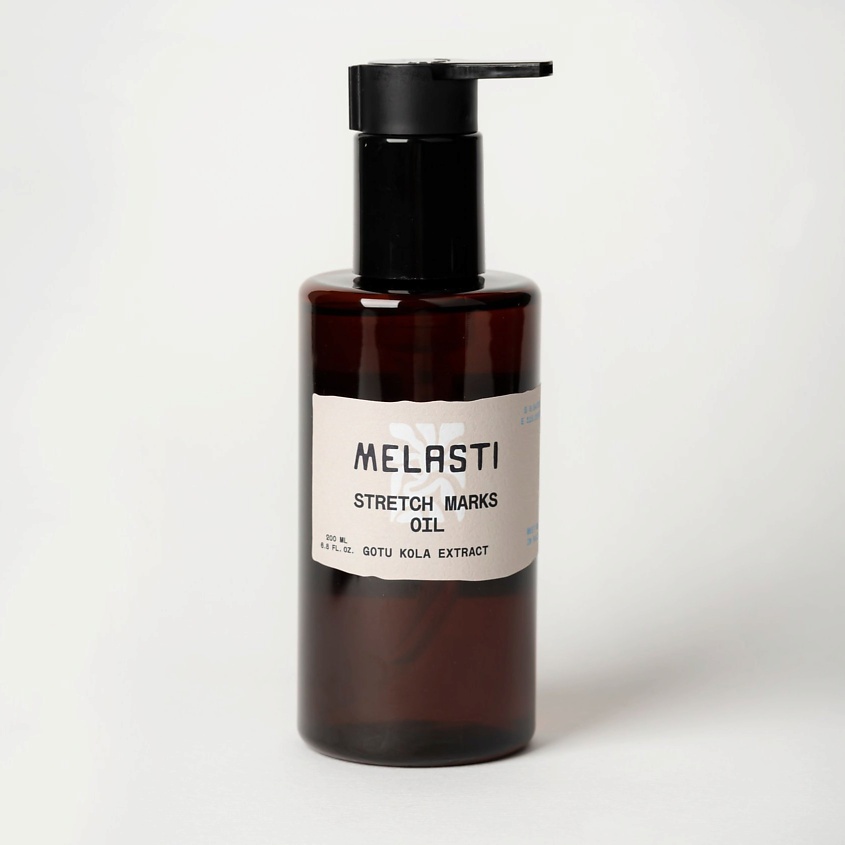 Изображение товара MELASTI Масло для профилактики растяжек Melasti Gotu Kola extract, 200 мл