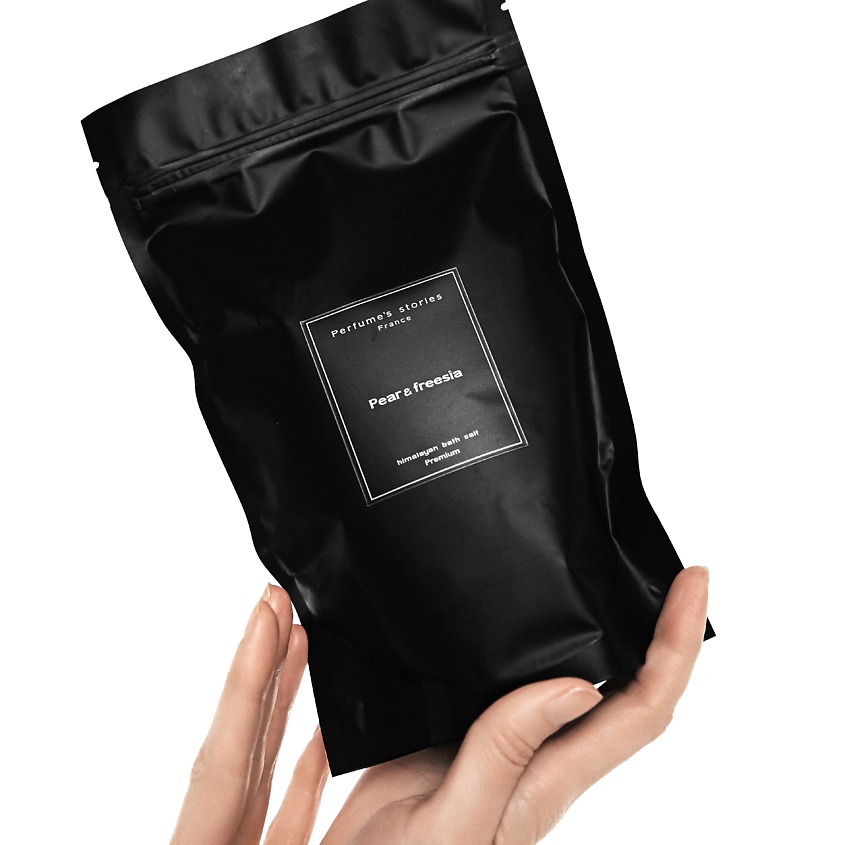 Изображение товара PERFUMES STORIES Гималайская соль для ванны Pear & freesia 500 г натуральный уход и релаксация