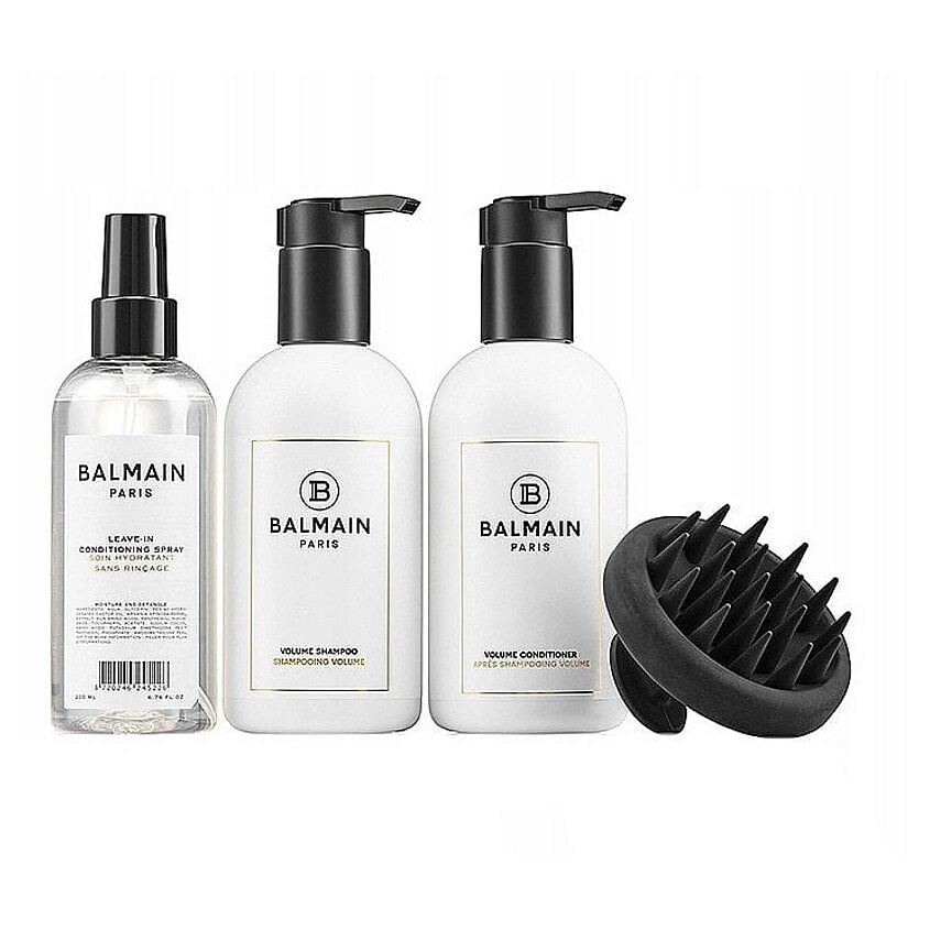 Изображение товара Balmain Набор для придания объема волосам Volume Care Set 300 мл + 300 мл + 200 мл + массажер