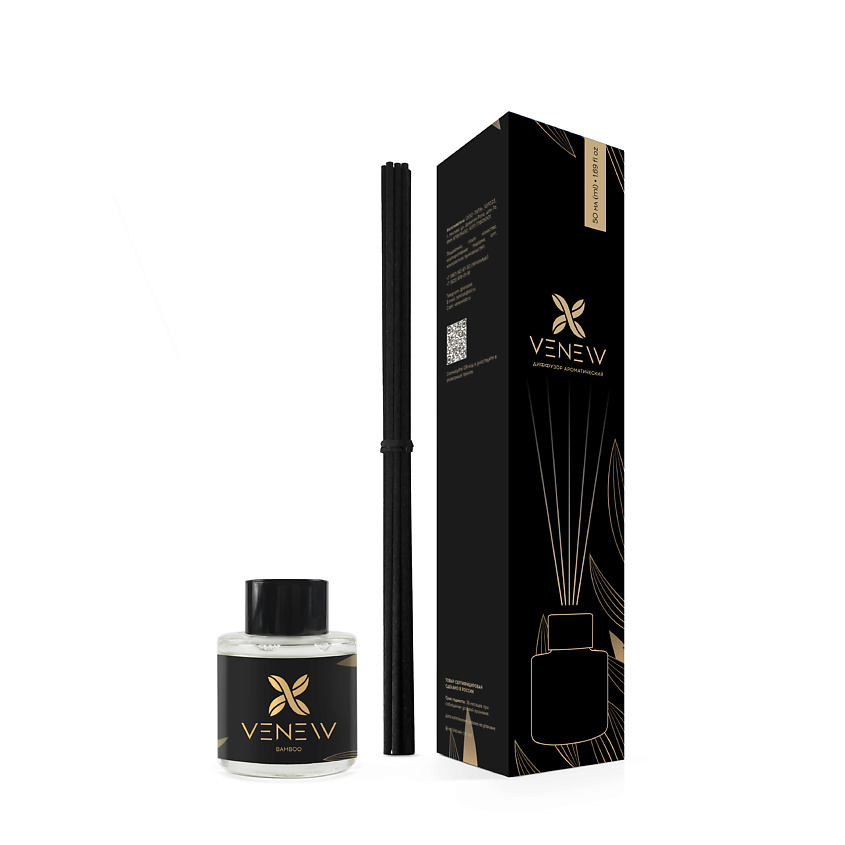 Изображение товара VENEW диффузор ароматизатор для дома Bamboo 50 мл парфюмированный аромат