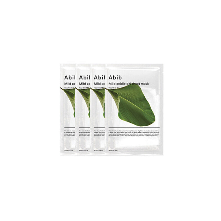 Изображение товара Маска для лица ABIB Mild Acidic pH Heartleaf Tissue Mask 40 шт