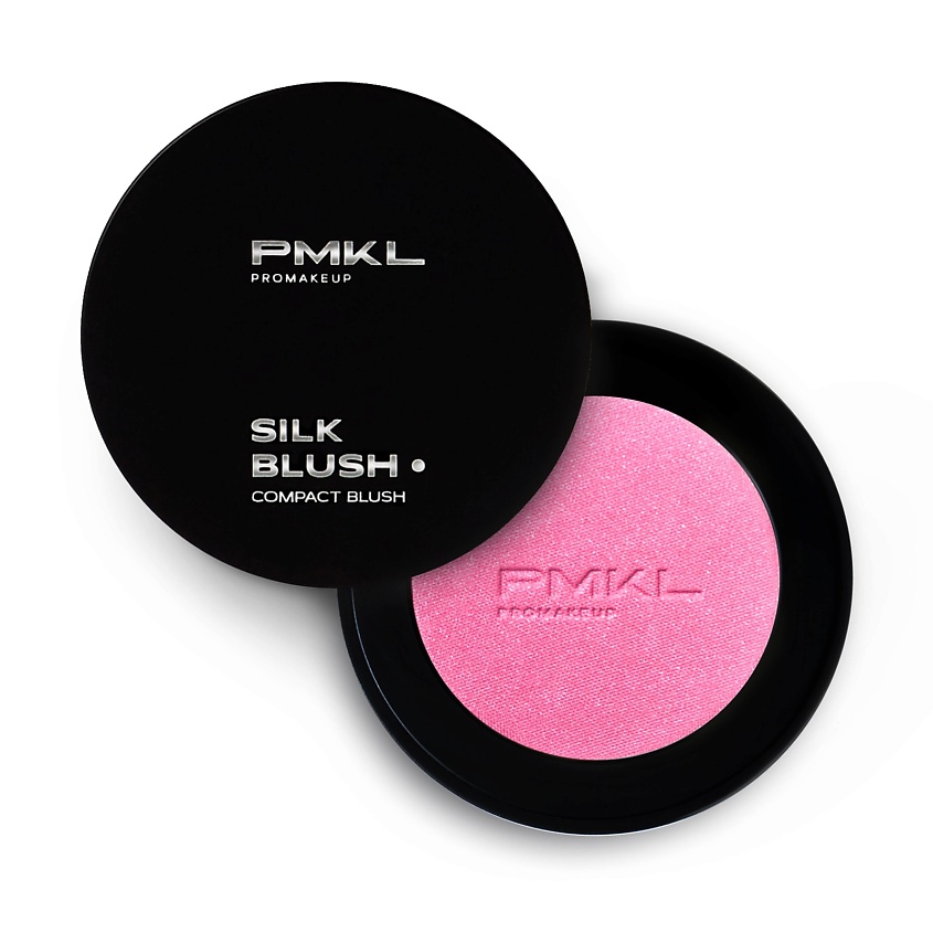 Изображение товара PMKL SILK BLUSH компактные румяна, 02 BERRY PINK/ягодно-розовый(нейтрально-холодный)
