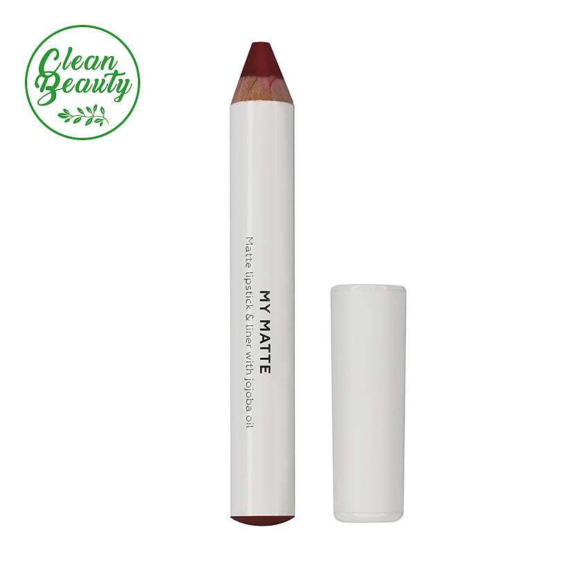 Изображение товара ЛЭТУАЛЬ Матовая помада-карандаш с маслом жожоба MY MATTE, № 504 barollo, 2,77 г