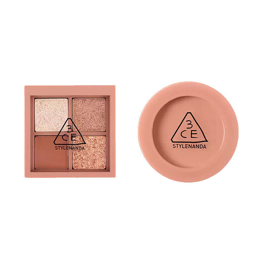 Изображение товара 3CE Набор: Палетка теней Mini Multi Eye Color Palette + Румяна Face Blush, SECOND PAIR + ROSE BEIGE