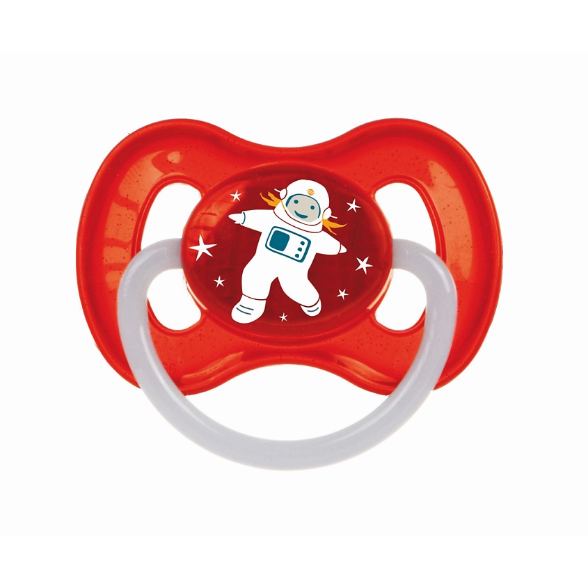 Изображение товара CANPOL BABIES Пустышка круглая Space латексная 6-18 месяцев, 1 шт