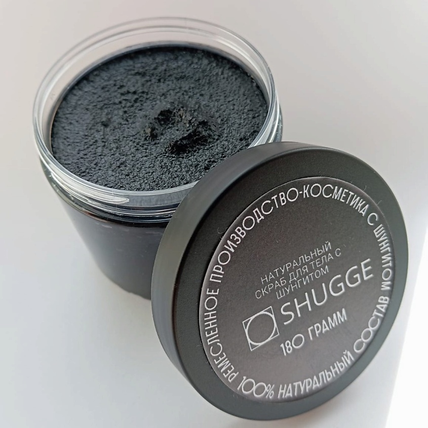 Изображение товара SHUGGE Шунгитовый детокс скраб для тела, 1 шт.