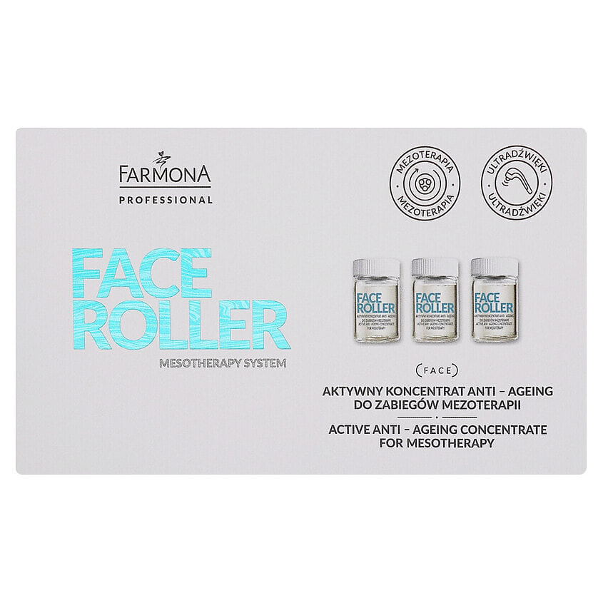 Изображение товара FARMONA Активный антивозрастной концентрат для лица Face Roller, 5 x 5 мл