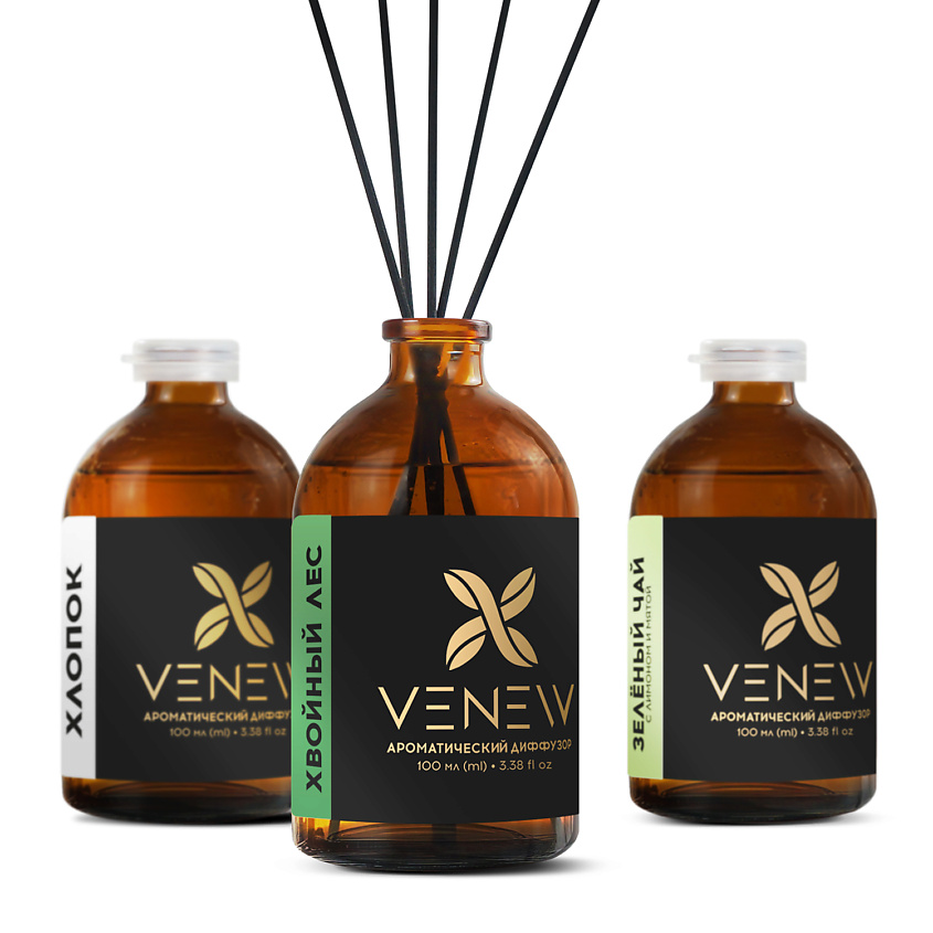 Изображение товара VENEW Набор диффузоров для дома, 3х100 мл