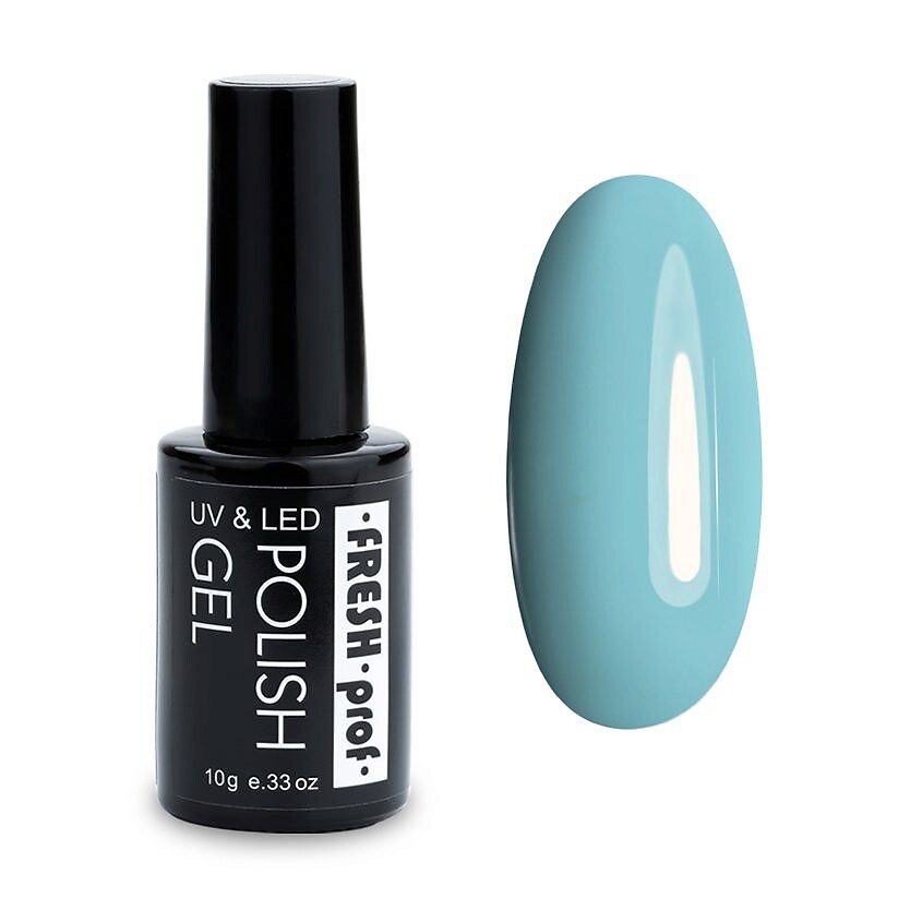 Изображение товара Гель лак для ногтей Summer №04 Голубой FRESH PROF профессиональный 10мл