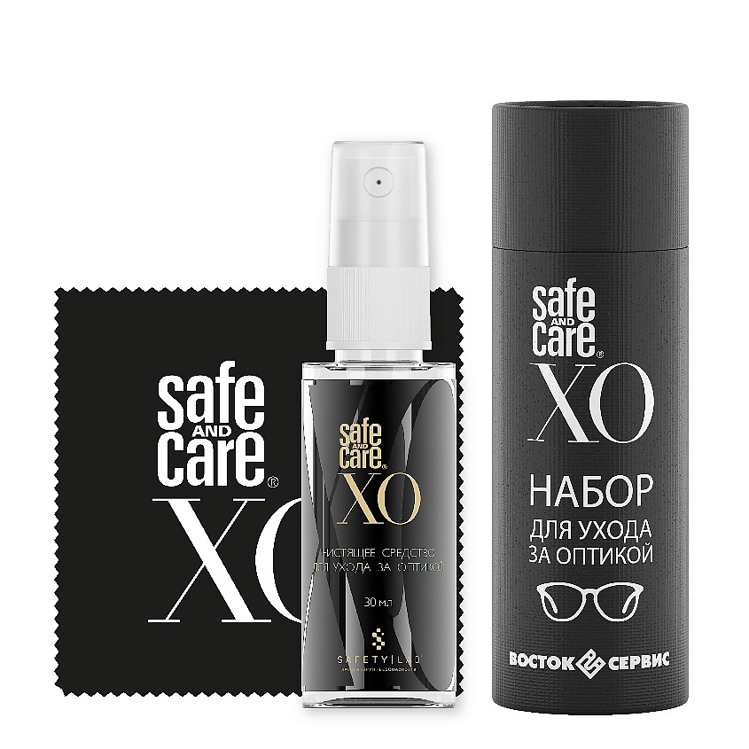 Изображение товара Набор для ухода за оптикой SAFE AND CARE, жидкость и микрофибра