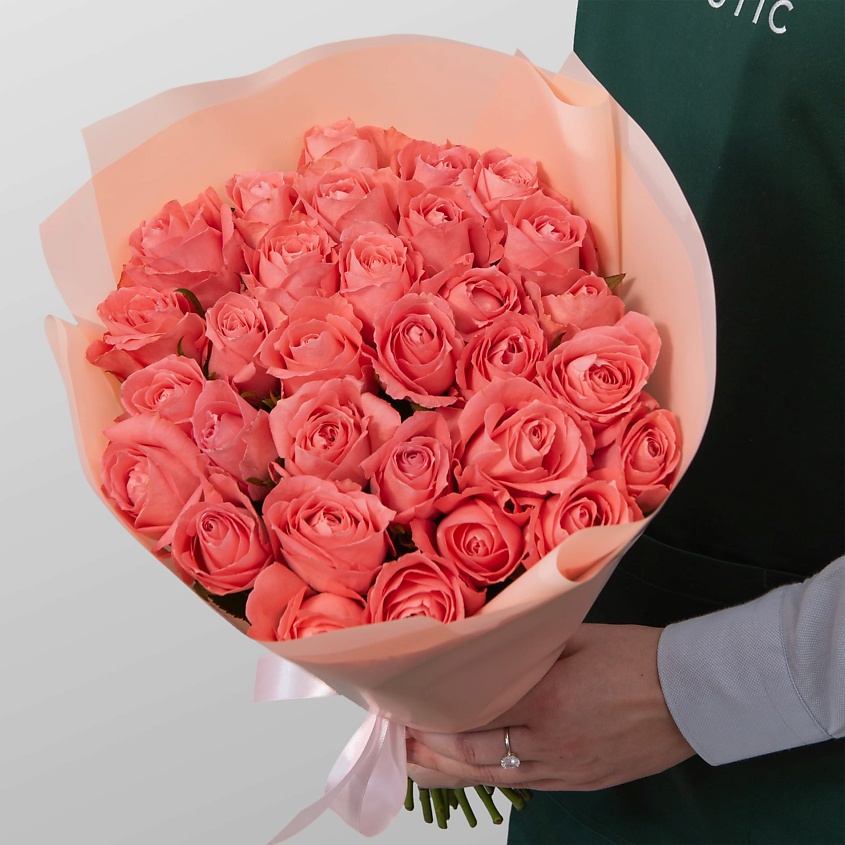 Изображение товара STUDIO FLORISTIC Букет Роз Кения 31 шт «Радость момента», 1 шт.