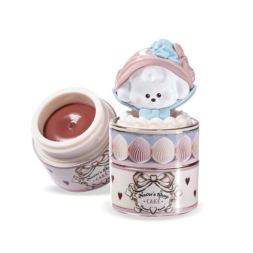 Изображение товара FLOWER KNOWS Кремовая помада Never’s Shop Cake Milk Cream Lip Mud, 02 Caramel Puffs