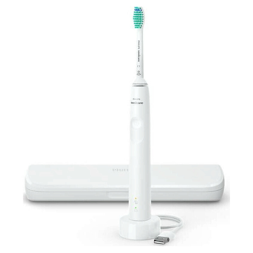 Изображение товара PHILIPS Электрическая зубная щетка Sonicare 3100 HX3673/13, Белый