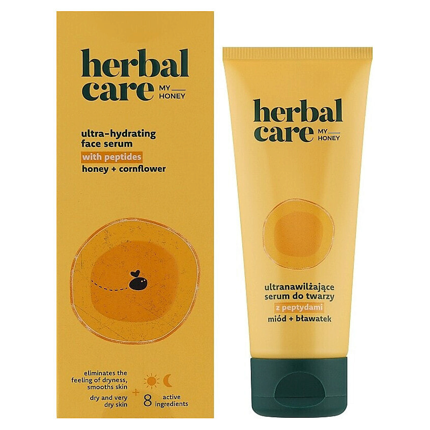 Изображение товара FARMONA Сыворотка для лица с пептидами Herbal Care My Honey, 50 мл