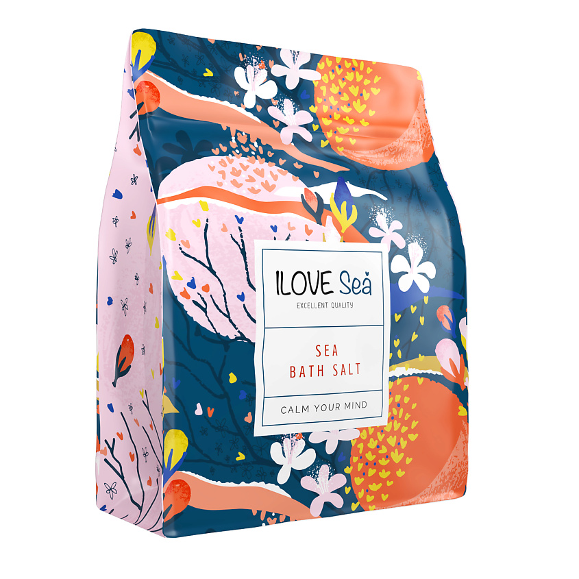 Изображение товара ILOVEMG Морская соль для ванн натуральная, крупная, 1 кг