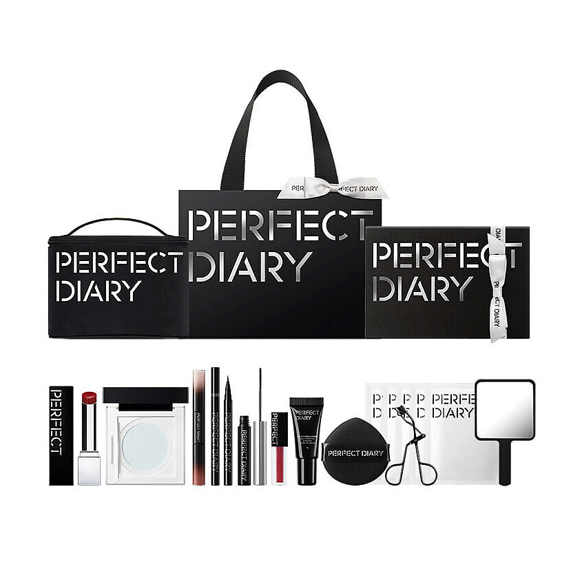 Изображение товара PERFECT DIARY Набор Hot Selling Black Luxury Full Set Full Set Makeup 17 Pc, 1 шт.