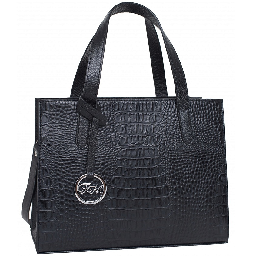 Изображение товара Женская кожаная сумка тоут Franchesco Mariscotti с регулируемым ремешком