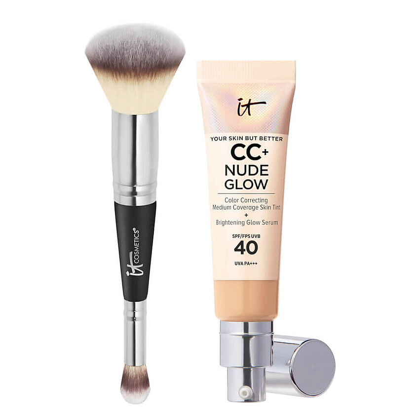 Изображение товара IT COSMETICS СС-крем CC+ Nude Glow SPF 40 с кистью №7, Medium