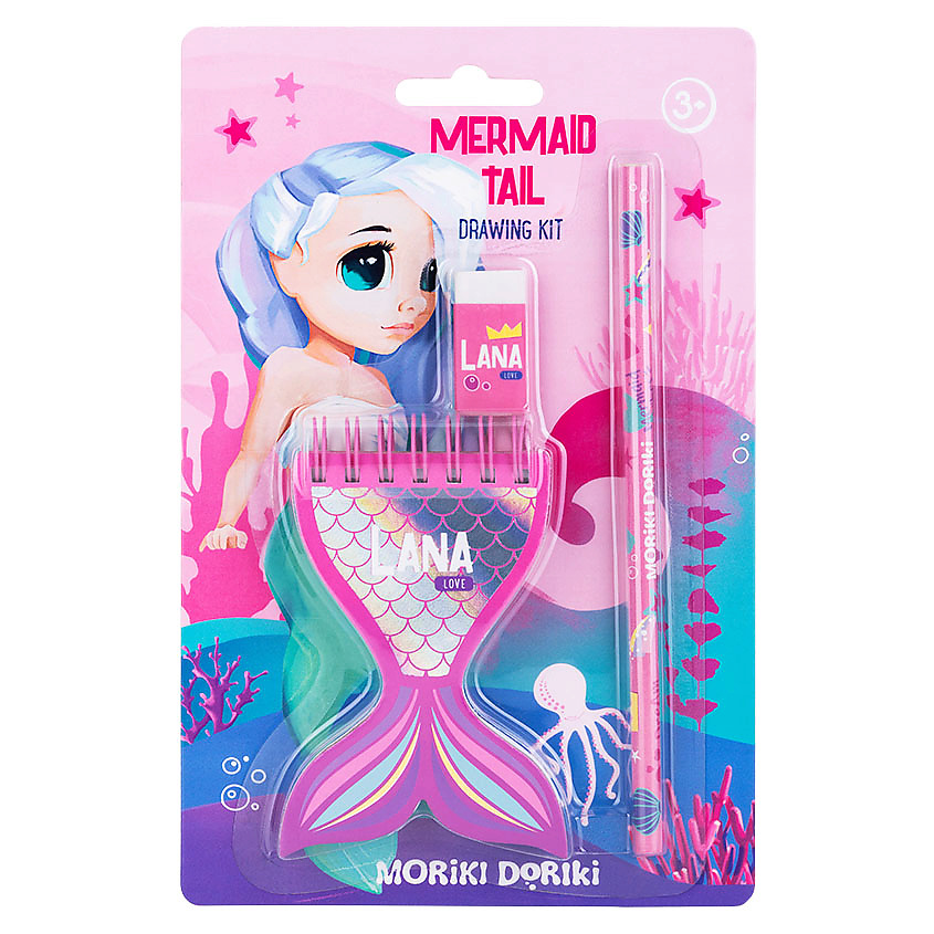 Изображение товара MORIKI DORIKI Набор для рисования "Хвост русалки", 1 шт.