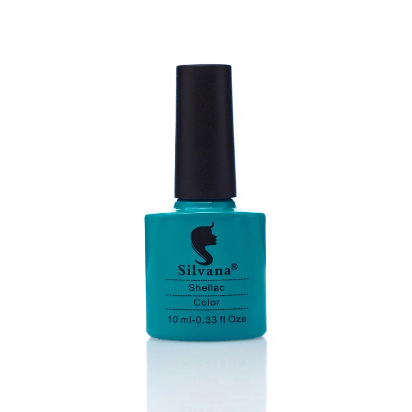 Изображение товара SILVANA Гель-лак для ногтей Shellac, Блестящий синий, 10 цвет