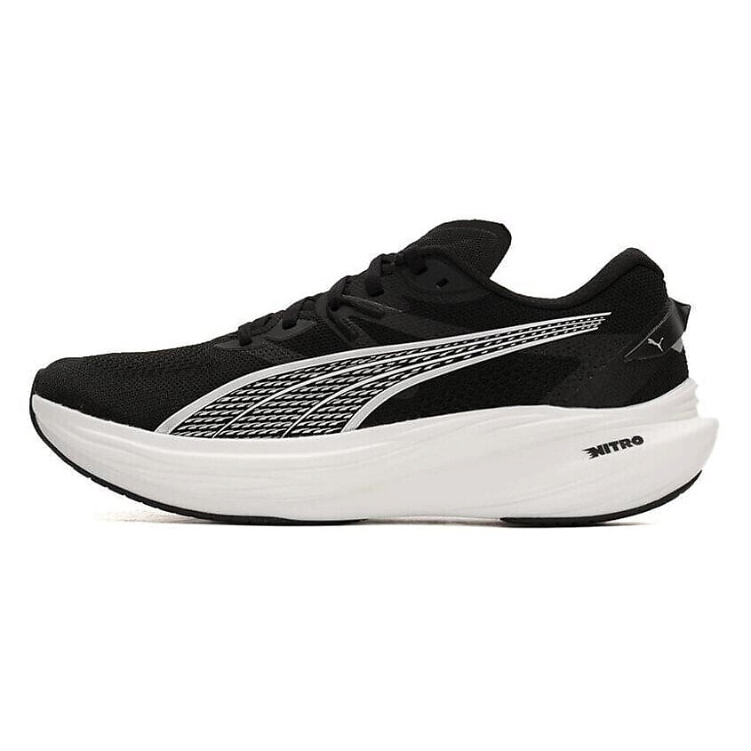 Изображение товара Кроссовки PUMA Deviate NITRO 3 Low-Top для бега и casual, черно-белые, 40.5 EU