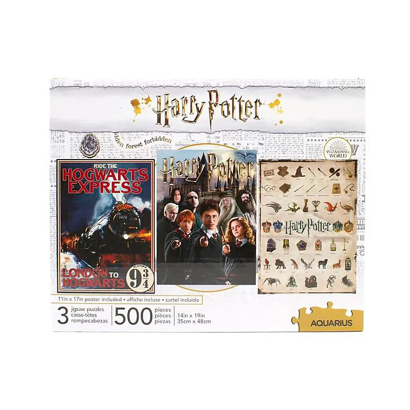 Изображение товара HARRY POTTER Пазл HARRY POTTER Set Of 3 Puzzles, Мультиколор