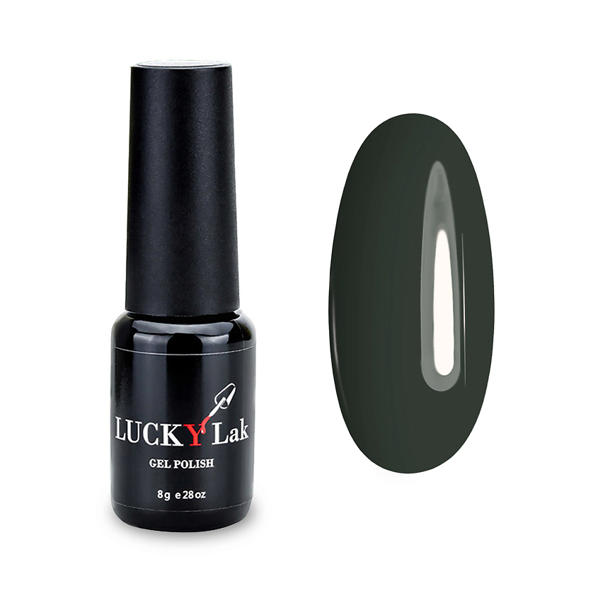 Изображение товара Гель-лак LuckyLak Coler №36 темно-зеленый 150 оттенков профессиональный для ногтей