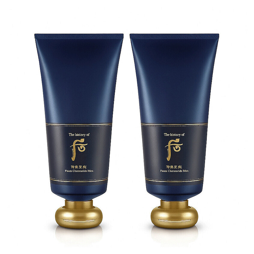 Изображение товара THE HISTORY OF WHOO Мужской гель для умывания Gongjinhyang Kun Jayang Foam Cleanser, 2 x 180 мл