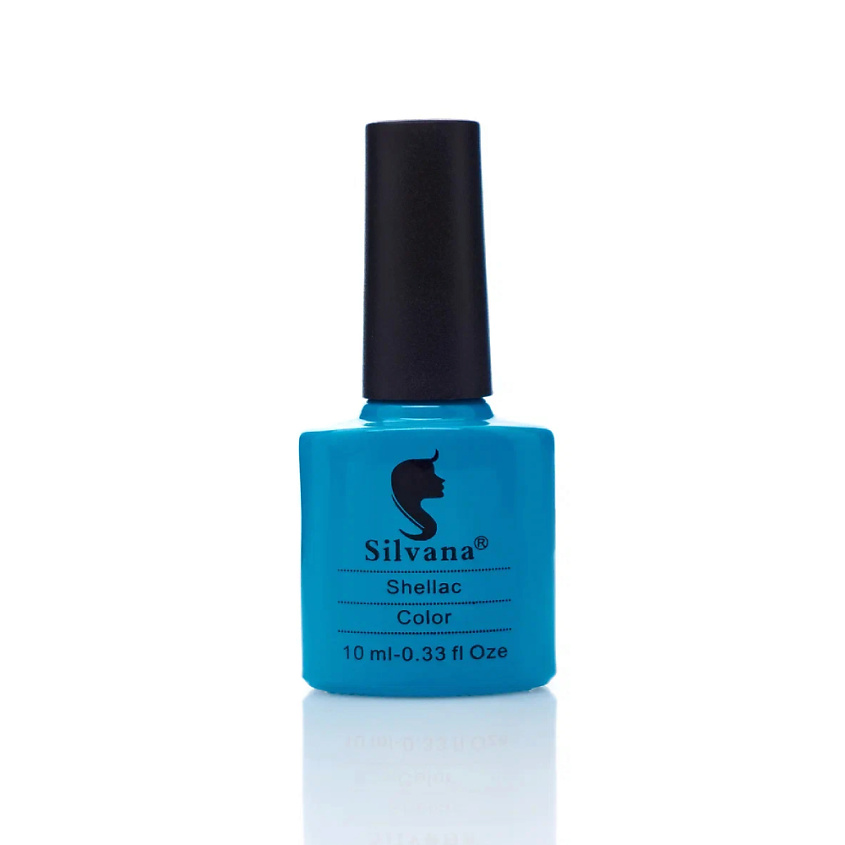 Изображение товара SILVANA Гель-лак для ногтей Shellac, Синее море, 10 цвет