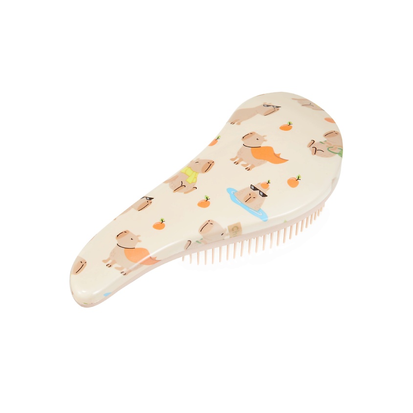 Изображение товара CHELAY Расческа для волос массажная гусь обнимусь, Телесный