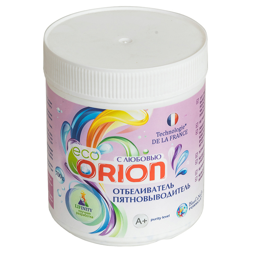 Изображение товара Отбеливатель-пятновыводитель ORION 700 г для стирки и очистки