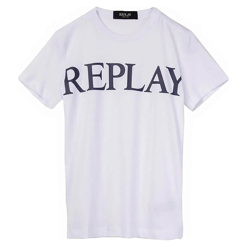 Изображение товара Футболка REPLAY SB7404.062.2660 для детей с коротким рукавом белая