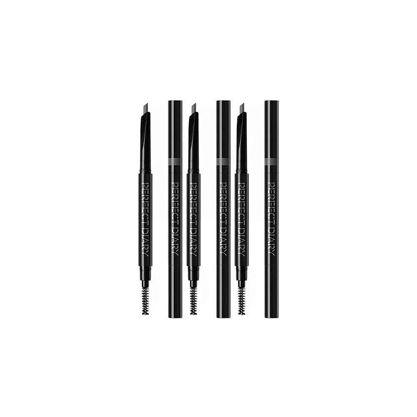 Изображение товара PERFECT DIARY Набор карандашей для бровей Dual-ended Hexagonal Chiseled Eyebrow Pencil, 01 Natural Grey * 3 шт