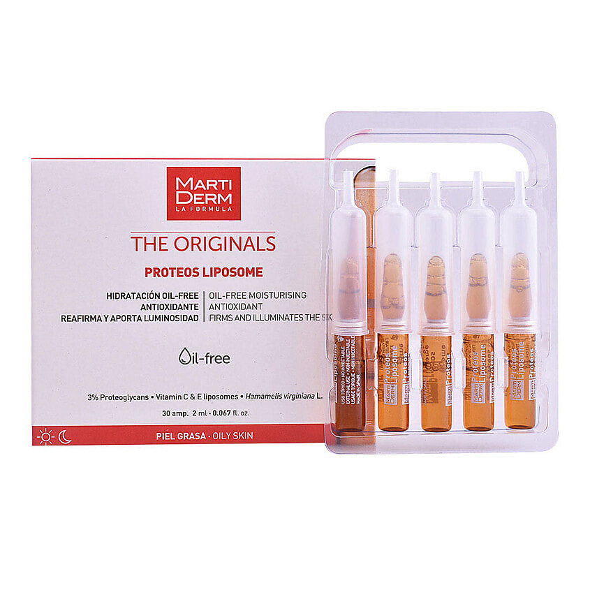 Изображение товара MARTIDERM Увлажняющие ампулы Proteos Liposome с липосомами и протеогликанами, 30 шт.