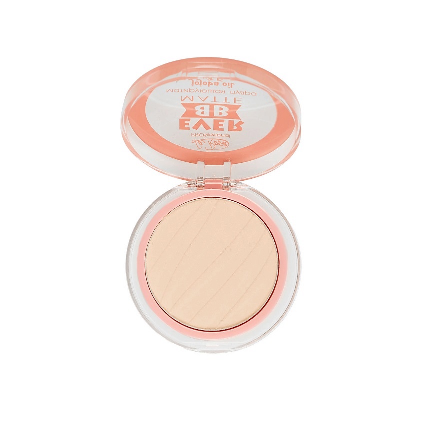 Изображение товара LA ROSA Компактная пудра"Ever Matte"с маслом жожоба и витамином Е, 101-натуральный