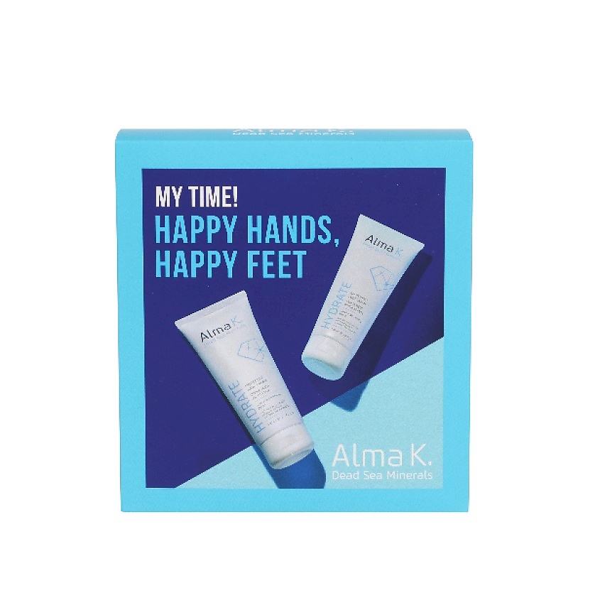 Изображение товара ALMA K Набор Happy Hands Happy Feets, Крем для рук защитный 100 мл + Крем для ног освежающий 100 мл