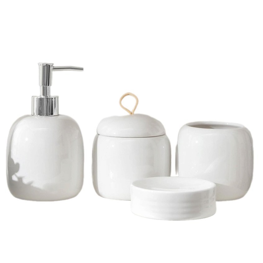 Изображение товара DENEZO Набор аксессуаров для ванной комнаты "Monro", белый