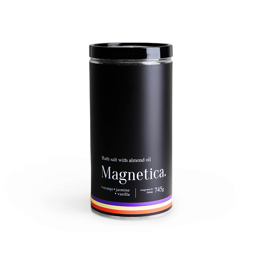Изображение товара MAGNETICA. Магниевая соль для ванны с миндальным маслом "Апельсин, Жасмин, Ваниль", 745 г