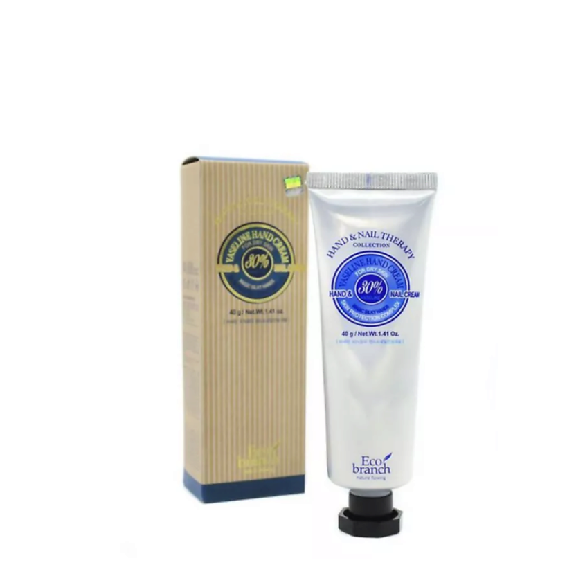 Изображение товара ECOBRANCH Крем для рук с вазелином 40 мл для мягкости и быстрого восстановления кожи
