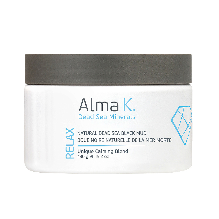 Изображение товара Маска для тела ALMA K Грязь мертвого моря Natural Dead Sea Black Mud 430 г