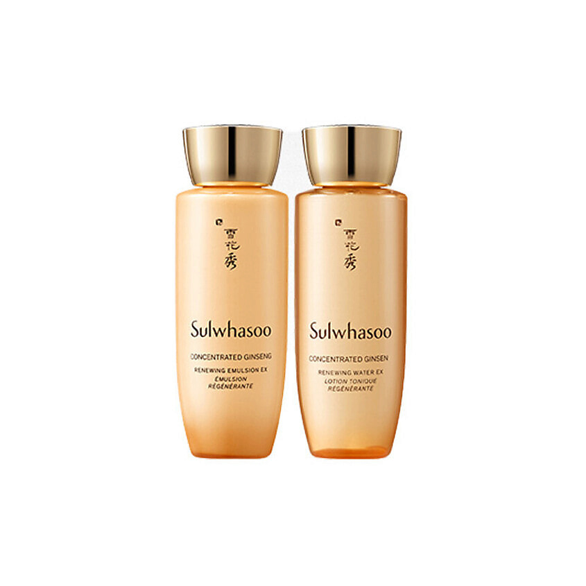 Изображение товара SULWHASOO Набор миниатюр Concentrated Ginseng Renewing Water EX & Emulsion EX, 20 мл + 20 мл