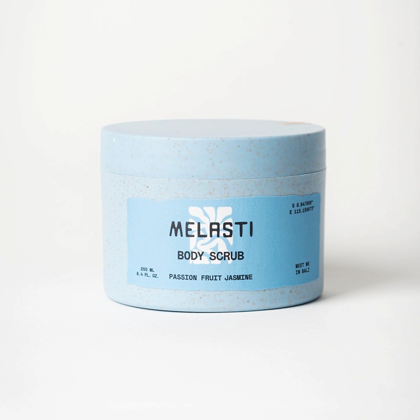 Изображение товара Меласти солевой скраб для тела Passion fruit Jasmine 250 мл натуральный уход