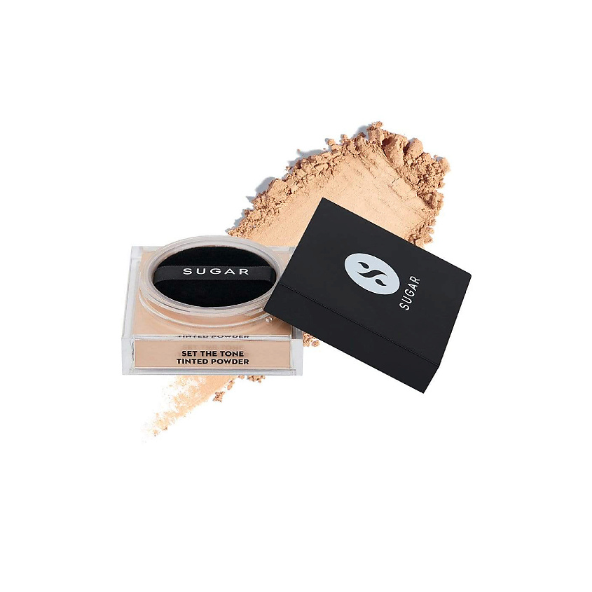 Изображение товара SUGAR Пудра для лица тонирующая Set The Tone, 15 Капучино 15 г