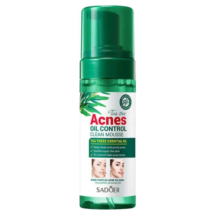 Изображение товара SADOER Мусс для лица очищающий против акне с маслом чайного дерева, 150 гр