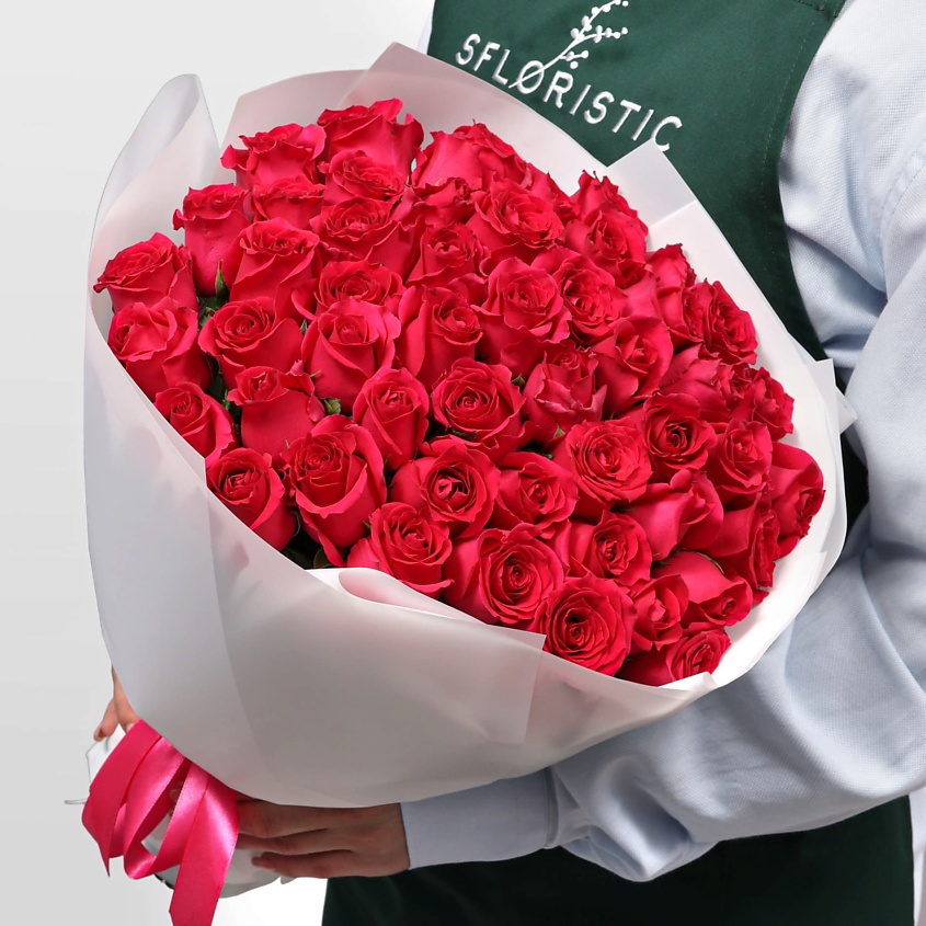 Изображение товара Букет Роз Кения 51 шт Ода чувствам от STUDIO FLORISTIC
