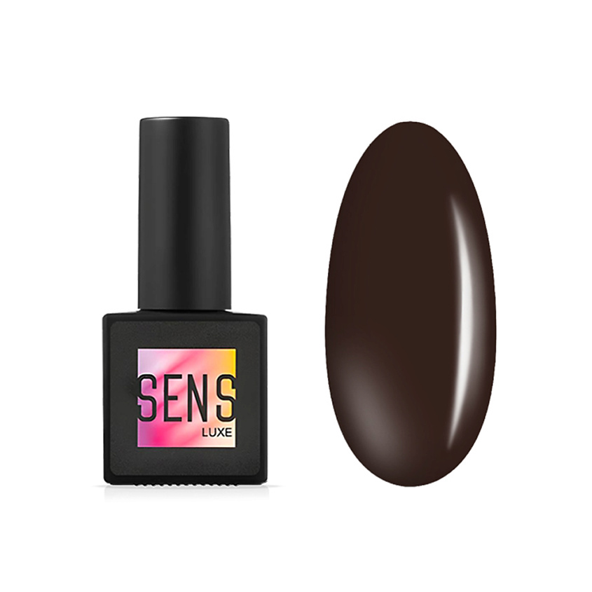 Изображение товара Гель-лак для ногтей SENS Luxe 10 мл коричневый профессиональный яркий стиль