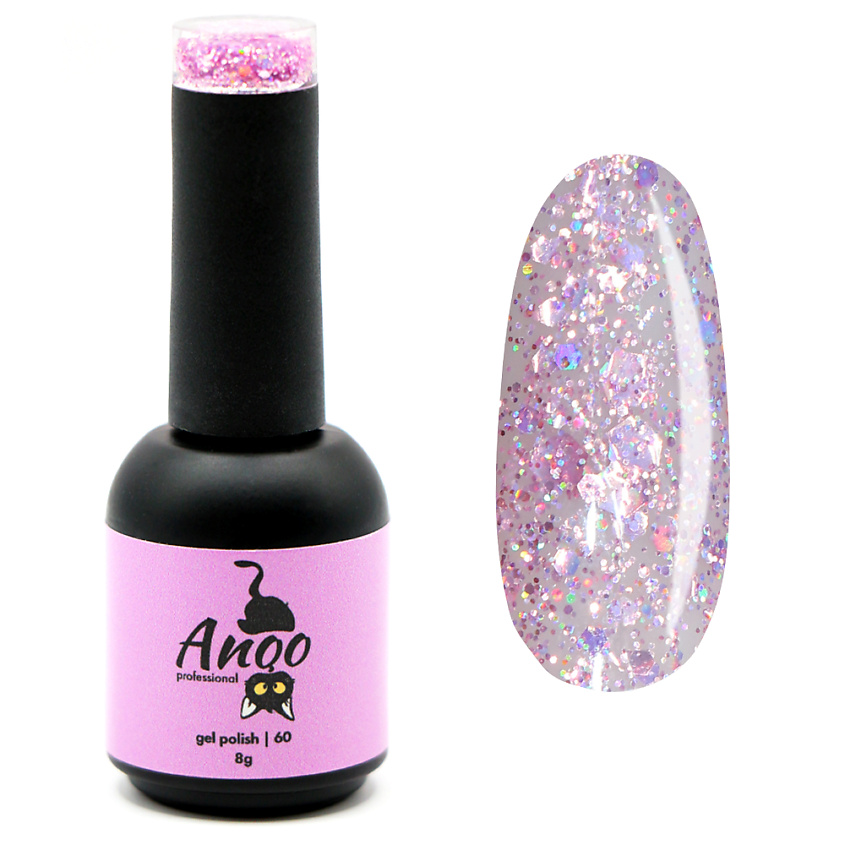 Изображение товара ANQO Гель-лак для ногтей, 60 оттенок